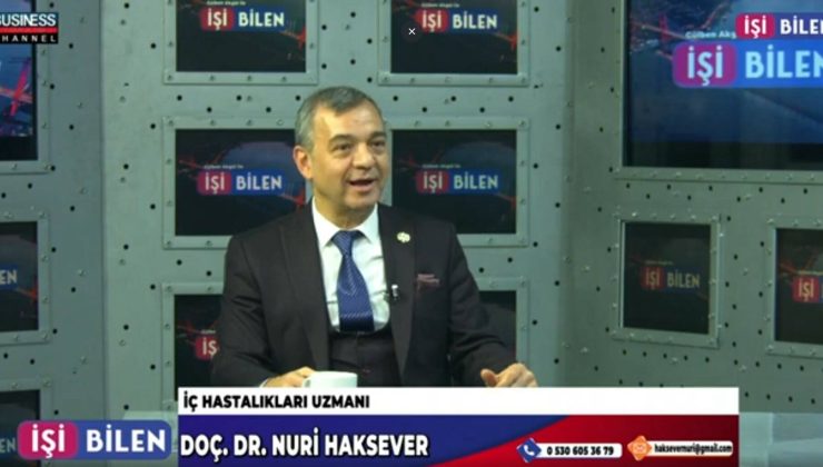 NURİ HAKSEVER İÇ HASTALIKLARI HAKKINDA KONUŞTU…