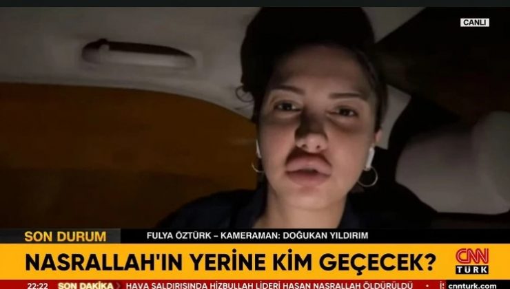 Fulya Öztürk’e Lübnan’da Canlı Yayında Saldırı